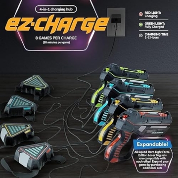 Rechargeable Laser Tag Blasters & Vest Set
