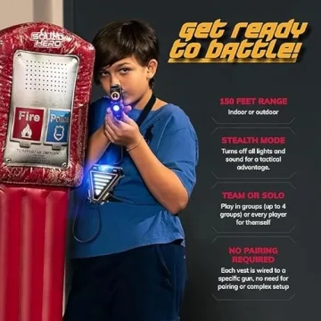 Rechargeable Laser Tag Blasters & Vest Set