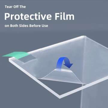 Goabroa 12 Pcs Clear Acrylic Risers Display Stands, 3 Tiers 4mm Thick Transparent Acrylic Shelves Ideal for Collectibles Stand, Party Cake Dessert Holder, Floating Visual Pop Figure Display Shelves