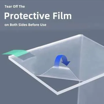 Goabroa 12 Pcs Clear Acrylic Risers Display Stands, 3 Tiers 4mm Thick Transparent Acrylic Shelves Ideal for Collectibles Stand, Party Cake Dessert Holder, Floating Visual Pop Figure Display Shelves