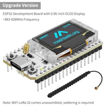 MakerFocus ESP32 LoRa V3 Development Board with Antenna and OLED Display