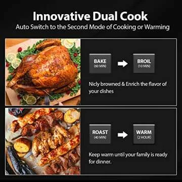 Beelicious 32QT Extra Large Air Fryer With Rotisserie