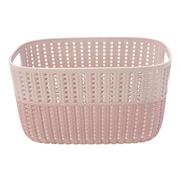 Simplify Decorative Storage Tote Basket for Organized Style
