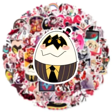 50PCS Hazbin Cartoon Stickers for Creative Fun and Decoration