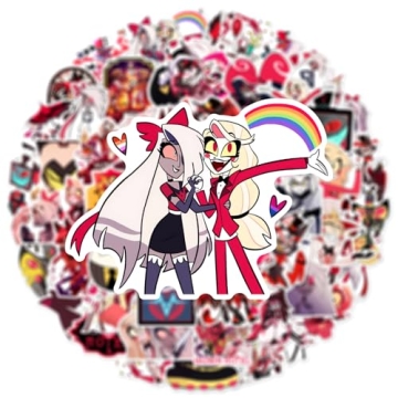 50PCS Hazbin Cartoon Stickers for Creative Fun and Decoration