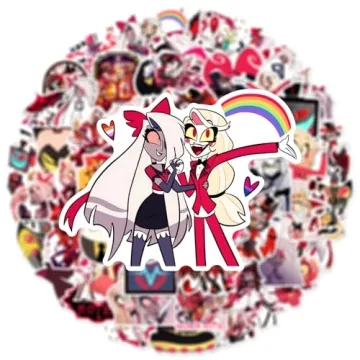 50PCS Hazbin Cartoon Stickers for Creative Fun and Decoration