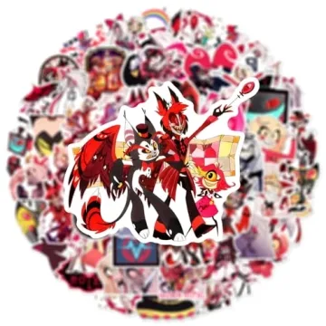 50PCS Hazbin Cartoon Stickers for Creative Fun and Decoration
