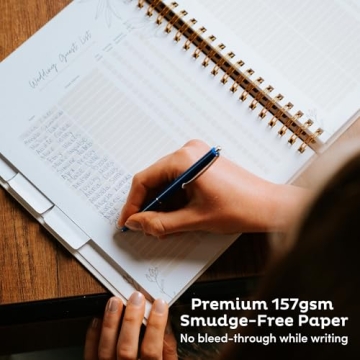 Linen Wedding Planner with Customizable Photo Window