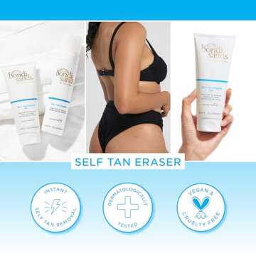 Bondi Sands Self Tan Eraser Gel | Moisturizing, Cleansing, Gentle Formula Effectively Removes Self-Tanner and Soothes Skin | 200 mL, 6.76 oz.
