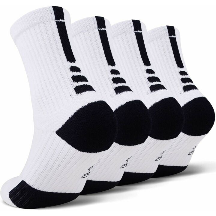 JHM Kids Athletic Sport Socks for Ages 4-16