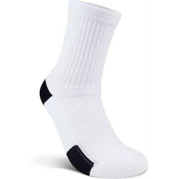 JHM Kids Athletic Sport Socks for Ages 4-16