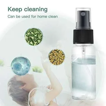 LISAPACK 12 Pack 1oz Mini Spray Bottles for Travel