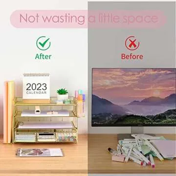 Stylish OPNICE Desk Organizer for Enhanced Productivity