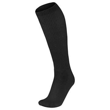CHAMPRO Multi-Sport Socks, Black, Medium