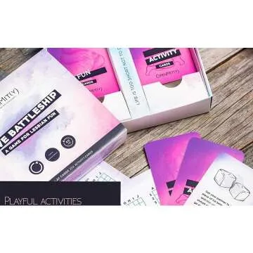 OpenMity Love Battleship – Fun & Playful Game for Lesbian Couples – Cute Game for Date Night Ide...