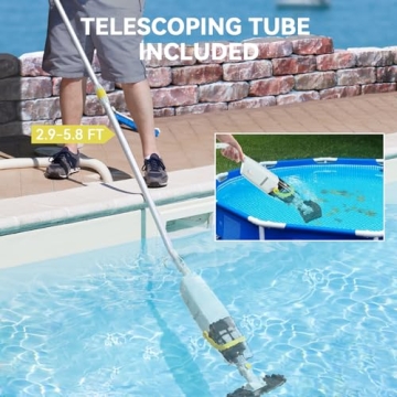 2024 Lydsto Handheld Pool Vacuum - Cordless Cleaning Solution
