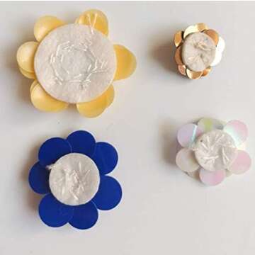 30PCS Colorful Flower Patches for DIY Crafts and Sewing