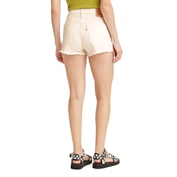 Levi's Women's 501 Original Denim Shorts in Whiteboard