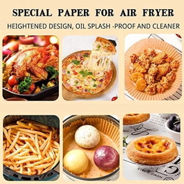Air Fryer Paper Liners 100pcs Non-Stick Disposable Liners