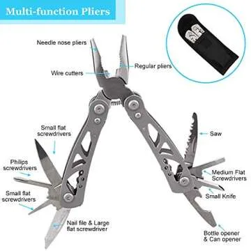 EMDMAK Survival Kit Outdoor Emergency Gear Kit for Camping Hiking Travelling or Adventures