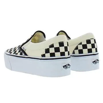 Vans Slip-On Trainers | Classic Checkerboard Canvas | Unisex Comfort