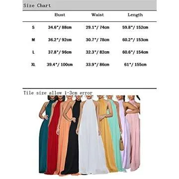 Ekaliy Women's Sexy Summer Jumpsuit Halter Neck Sleeveless Chiffon Wide Leg Long Pant Jumpsuit Romper One Piece Party Outfit White Small