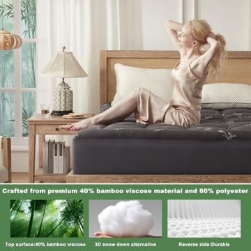 King Mattress Topper - Comfort with Bamboo Viscose