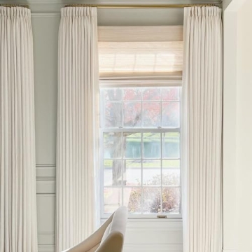 Customizable Liz Linen Drapery Panels by Two Pages