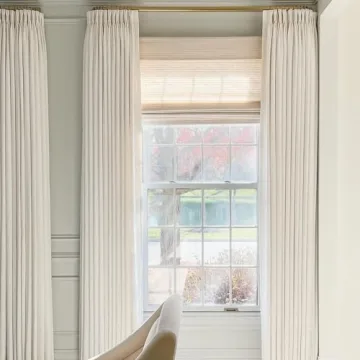 Customizable Liz Linen Drapery Panels by Two Pages