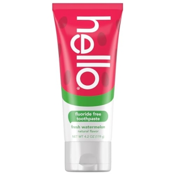 Natural Watermelon Kids Toothpaste Fluoride Free 4.2 Oz