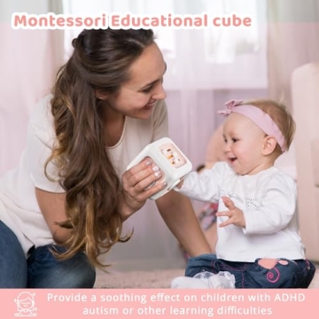 Montessori Busy Cube Toys for Baby Girl - 1 Year