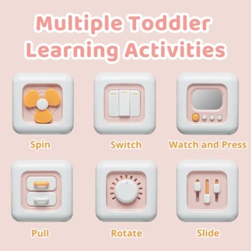 Montessori Busy Cube Toys for Baby Girl - 1 Year