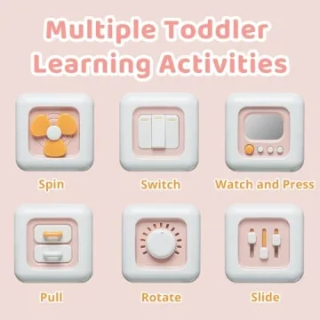 Montessori Busy Cube Toys for Baby Girl - 1 Year