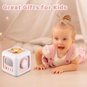 Montessori Busy Cube Toys for Baby Girl - 1 Year