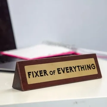 Fixer of Everything Desk Plaque - Funny Boxer Gift