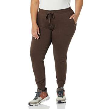Amazon Essentials Women's Jogger Pants - Stylish Chocolate Comfort