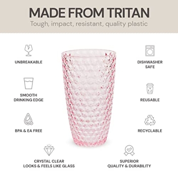 Laguna Beach Unbreakable Tumbler Set - Elegant and Durable