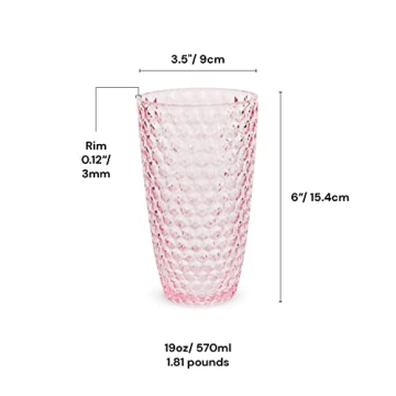 Laguna Beach Unbreakable Tumbler Set - Elegant and Durable