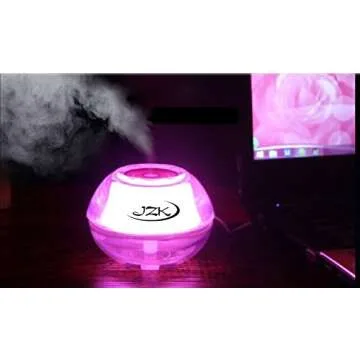 JZK Mini Portable Air Humidifier for Easy Travel and Home