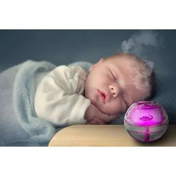 JZK Mini Portable Air Humidifier for Easy Travel and Home