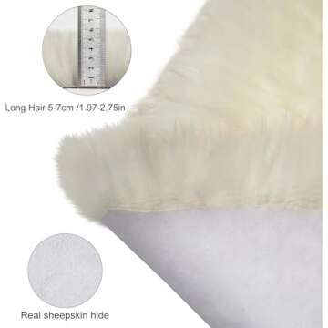 Genuine Sheepskin Rug from New Zealand - Luxury Softness