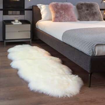 Genuine Sheepskin Rug from New Zealand - Luxury Softness