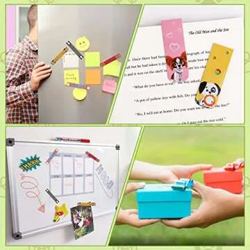 48 Pieces Magnetic Bookmarks Cute Dogs Magnetic Page Markers Puppy Magnetic Page Clips for Kids Students Teachers Reading Book Lovers Supplies Party Favors