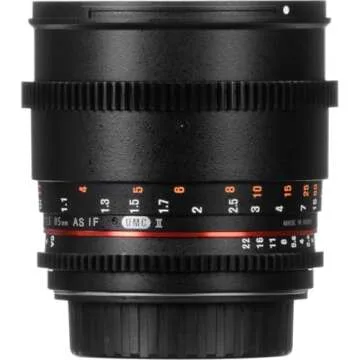 Rokinon 85mm T1.5 Cine DS Lens for Stunning Films
