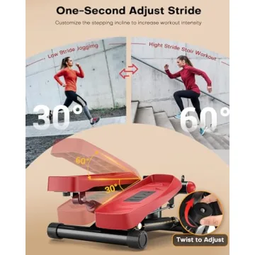 VitalLeap Adjustable Mini Stepper for Home Fitness