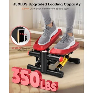 VitalLeap Adjustable Mini Stepper for Home Fitness