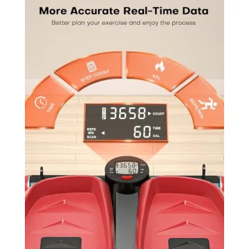 VitalLeap Adjustable Mini Stepper for Home Fitness