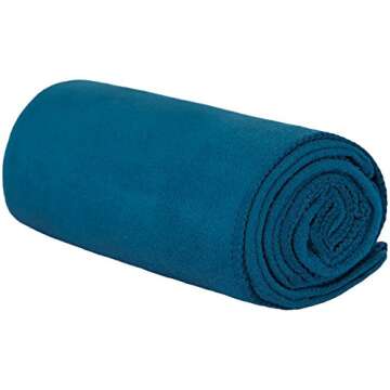 Shandali GoSweat Non-Slip Hot Yoga Towel with Super-Absorbent Soft Suede Microfiber in Many Colors, for Bikram Pilates and Yoga Mats.