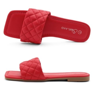 Shoe Land Anisha Stylish Flat Sandals for Summer Wear