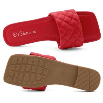 Shoe Land Anisha Stylish Flat Sandals for Summer Wear